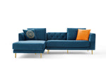 Rubeza Cricket Chaise/2+Seater - Dark Blue