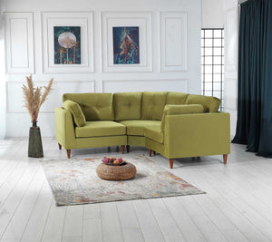 Rubeza Leo 1+Seater/Corner/1+Seater - Grass Green 2 All Over