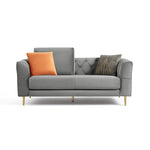 Rubeza Cricket 2 Seater Sofa - Medium Grey