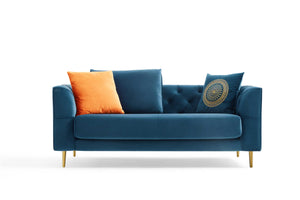 Rubeza Cricket 2 Seater Sofa - Dark Blue