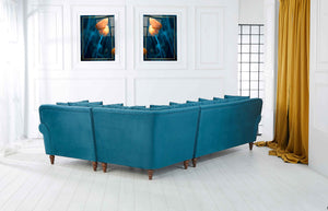 Rubeza Paula 2+Seater/Corner/1+Seater - Ocean Green