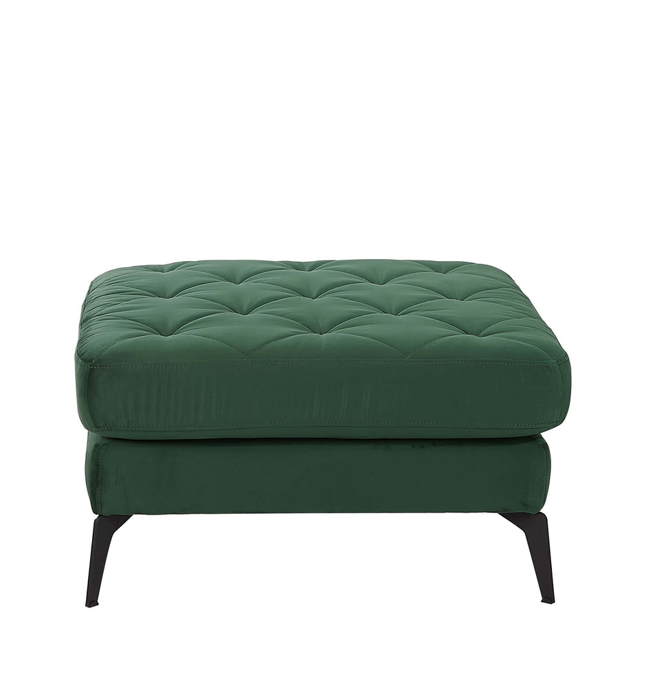 Rubeza Piera Ottoman Bench - Super Emerald Green