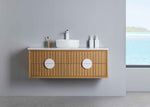 Rubeza Lanzarote 1200mm Wall Hung Vanity Unit - Wood Veneer