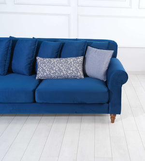 Rubeza Paula Chaise/2+Seater - Indigo Blue