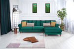 Rubeza Paula 2+Seater/Chaise - Super Emerald Green