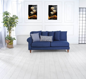 Rubeza Paula 2+Seater/Chaise - Denim Blue