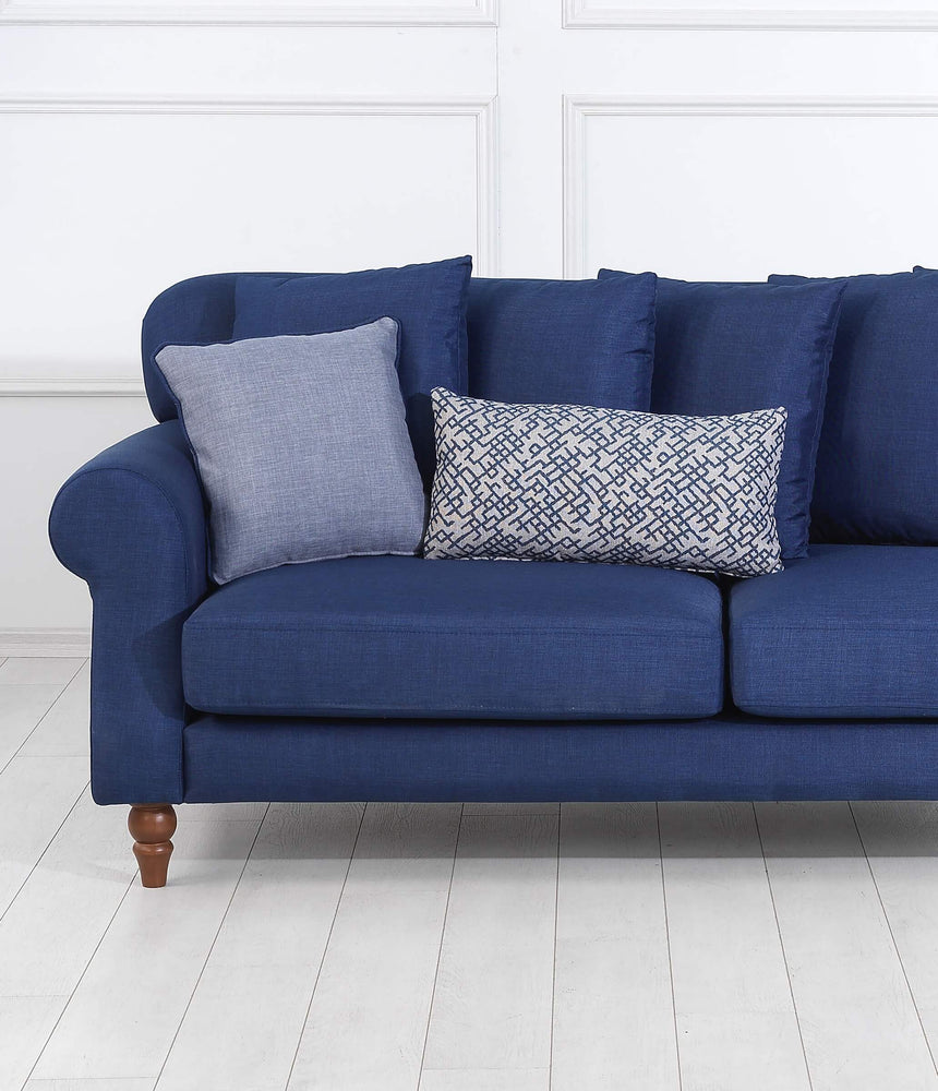 Rubeza Paula 2+Seater/Chaise - Denim Blue