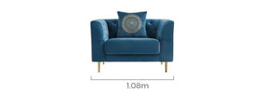 Rubeza Cricket Armchair - Dark Blue