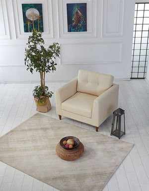 Rubeza Leo Collection Armchair -  Daisy White All Over