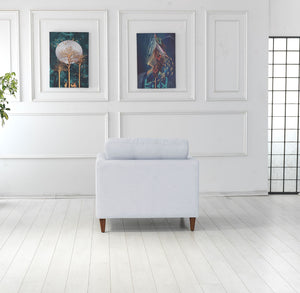 Rubeza Leo Collection Armchair -  Cloud Grey All Over