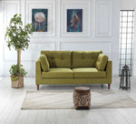 Rubeza Leo 3 Seater Sofa - Grass Green- 2 All Over