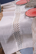 Linen Table Runner - Trimmed